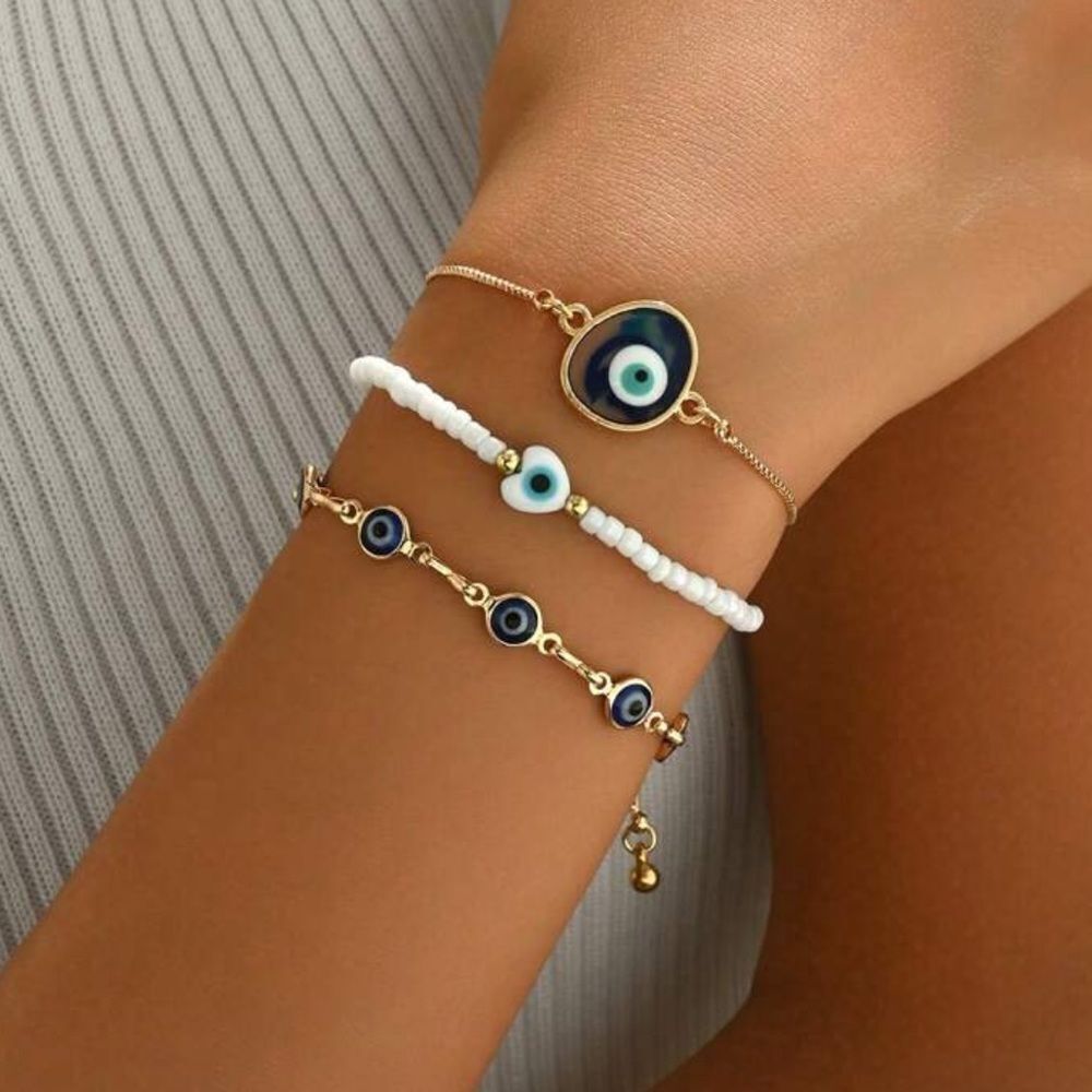 Evil Eye Bracelet Set S1275